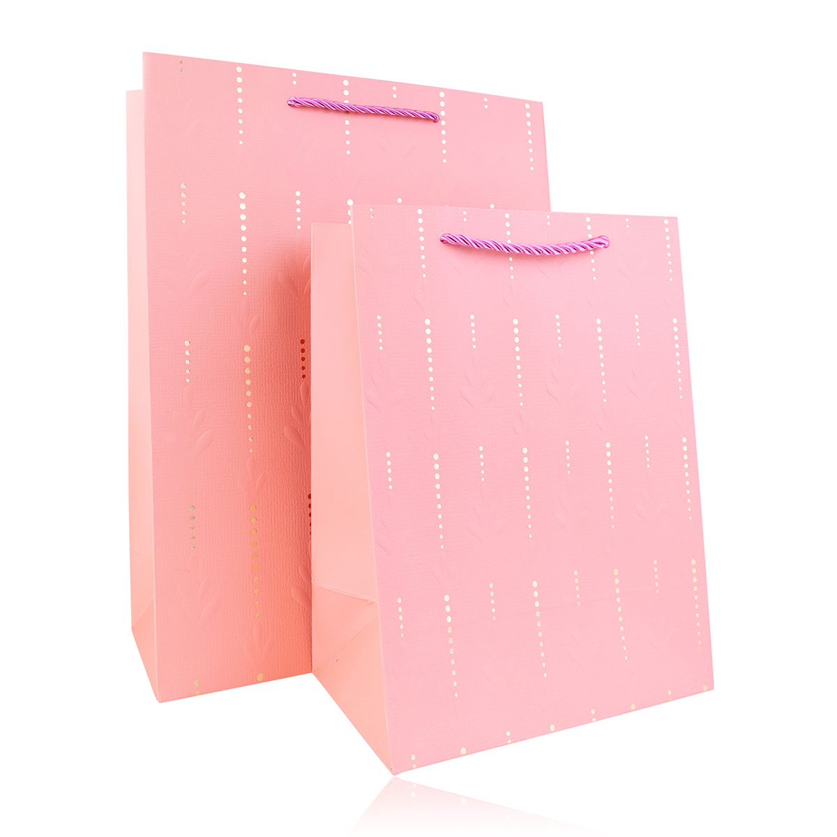 Geschenktasche BLATTMUSTER L