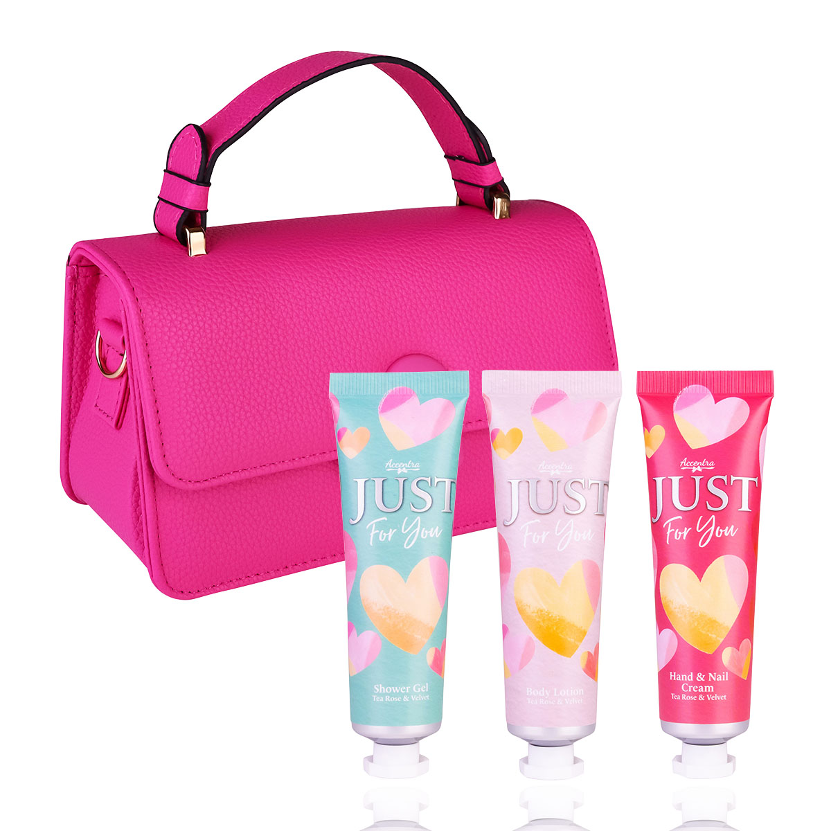Badeset JUST FOR YOU in kleiner Handtasche