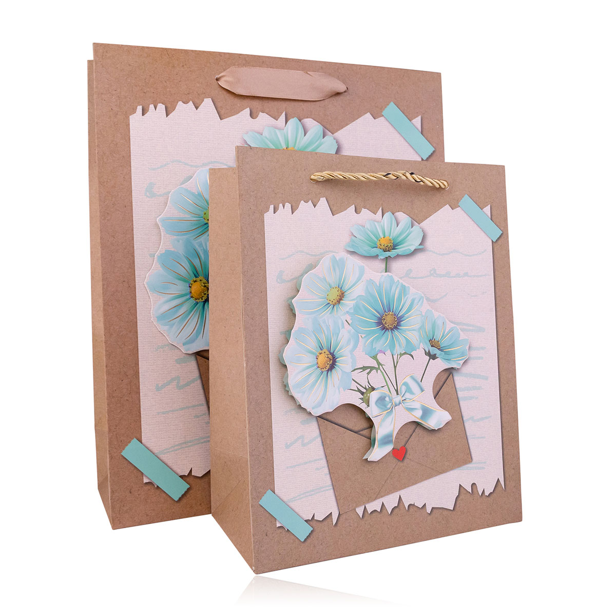 Geschenktasche FLOWERS L