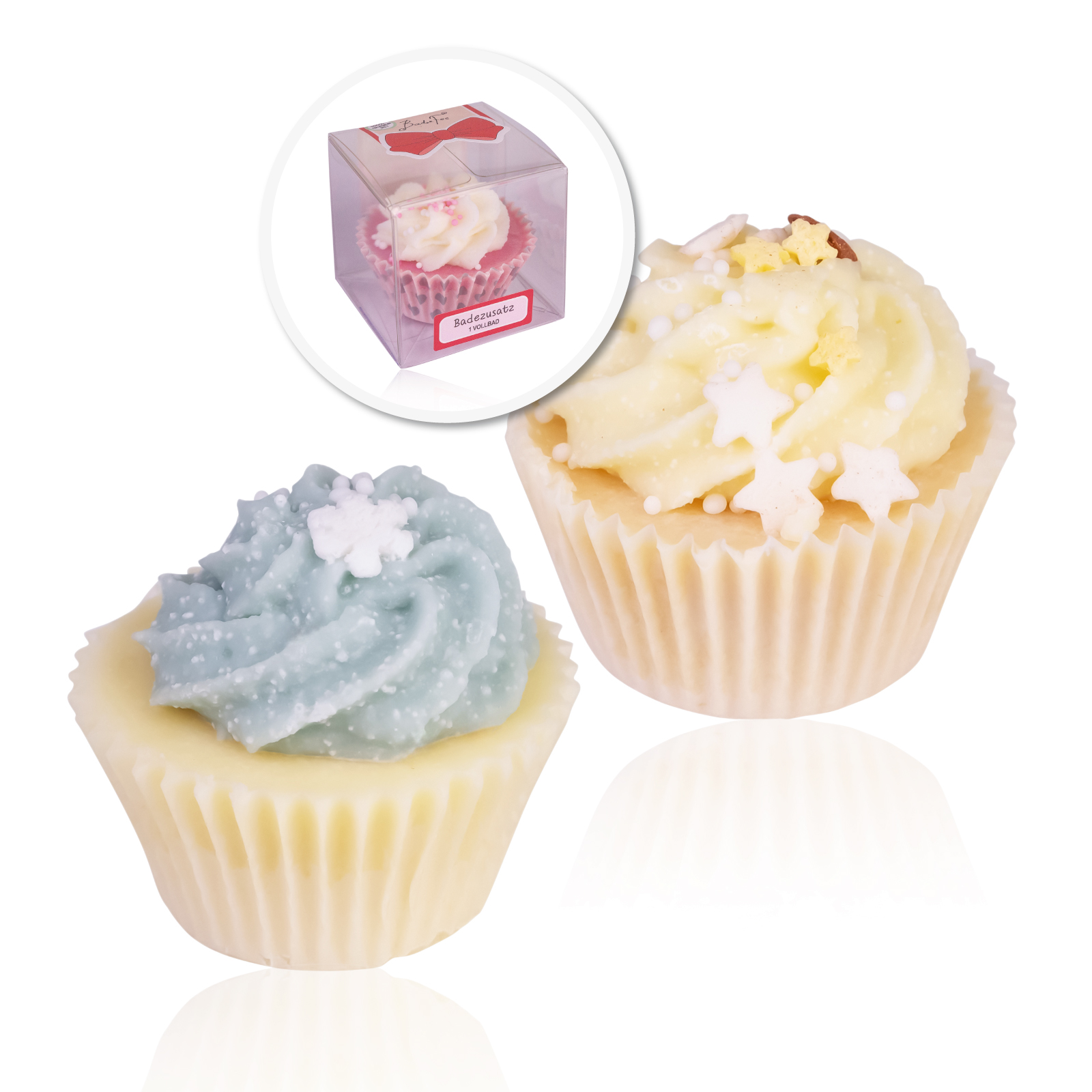 Badefee bath praline “Eisflöckchen”