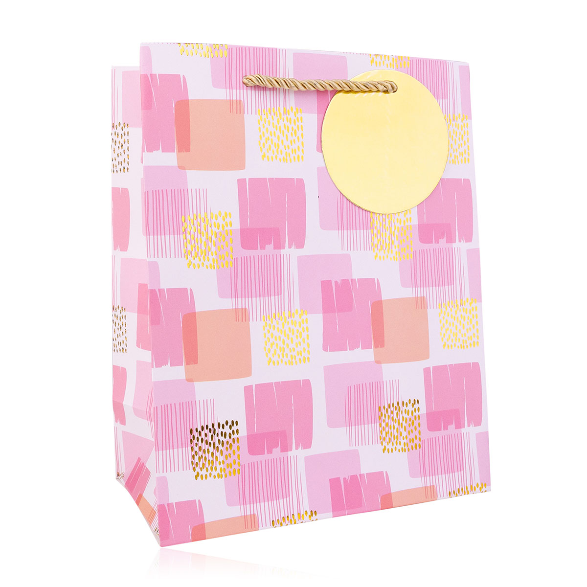Geschenktasche PINK/GOLD S
