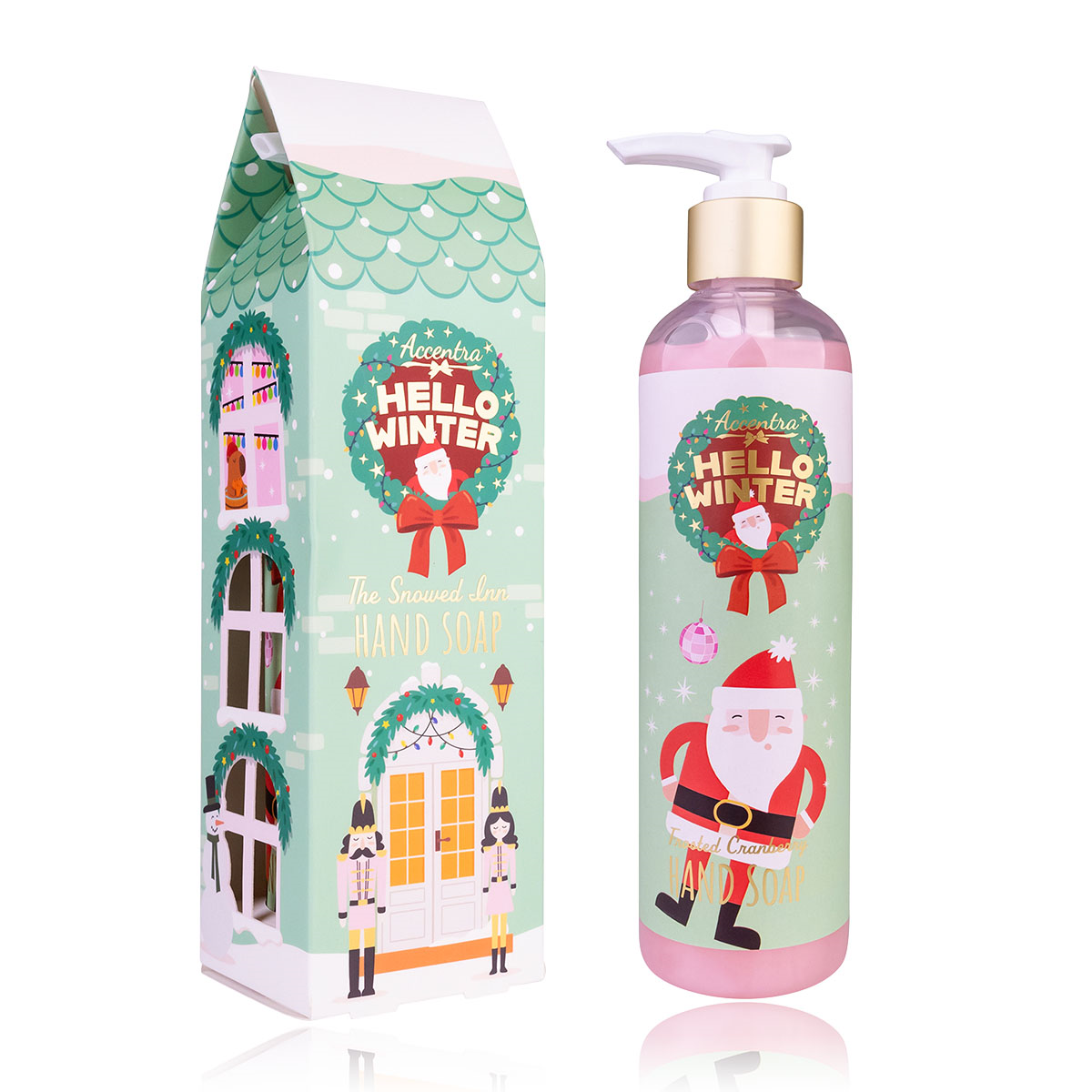 Seifenspender mit Handseife HELLO WINTER 