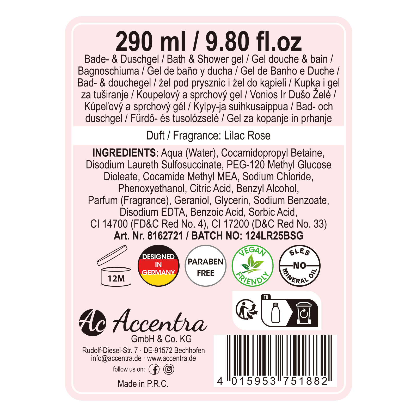 Bath &amp; shower gel BLOSSOM 