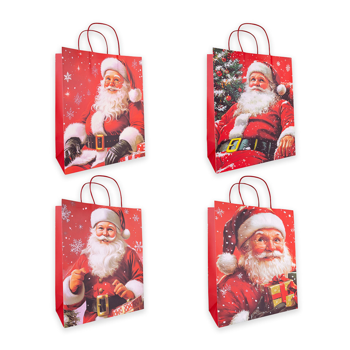 Geschenktasche aus Papier WEIHNACHTSMANN S