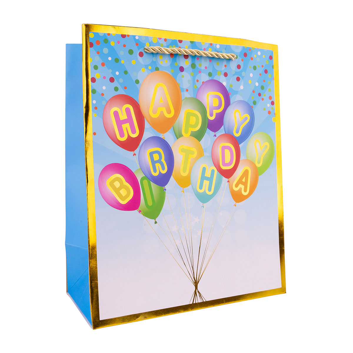 Paper gift bag HAPPY BIRTHDAY STYLE 2 small