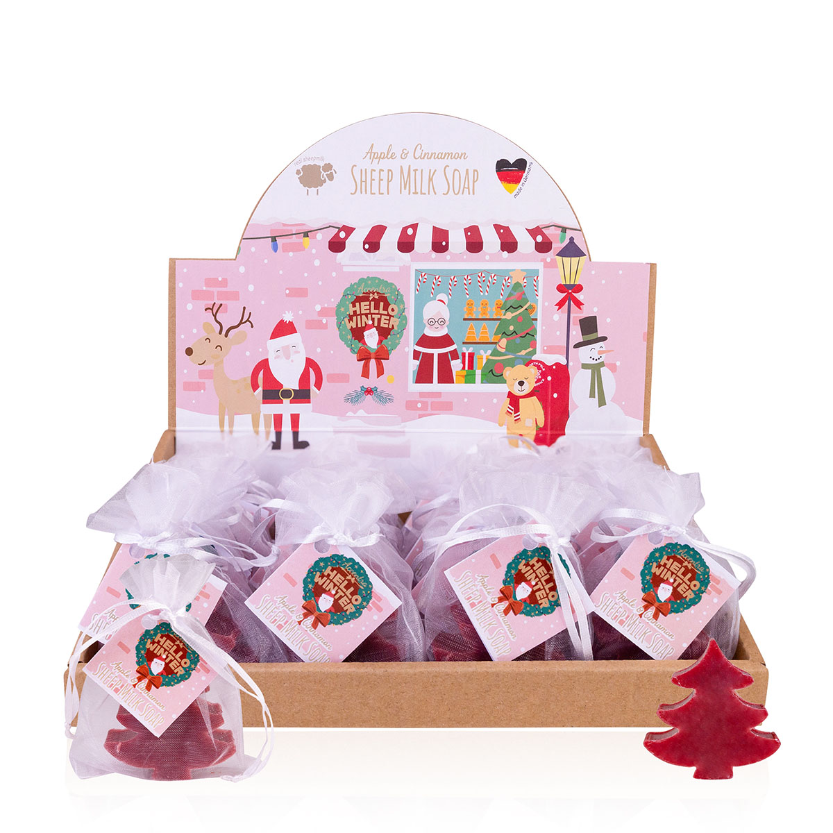 Seife aus Schafmilch Weihnachtsbaum HELLO WINTER 