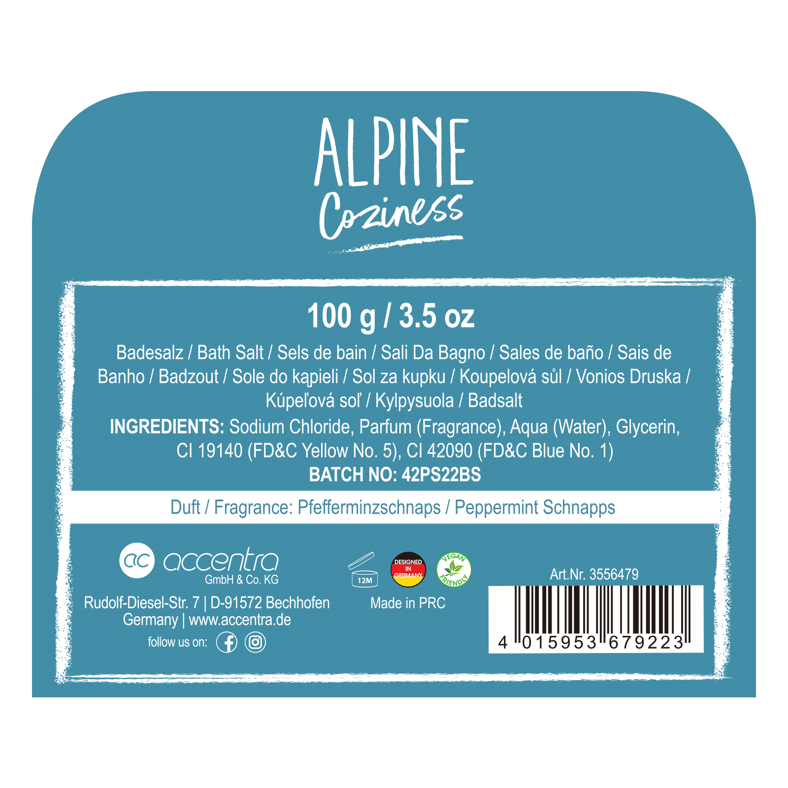 Bath salt ALPINE COZINESS