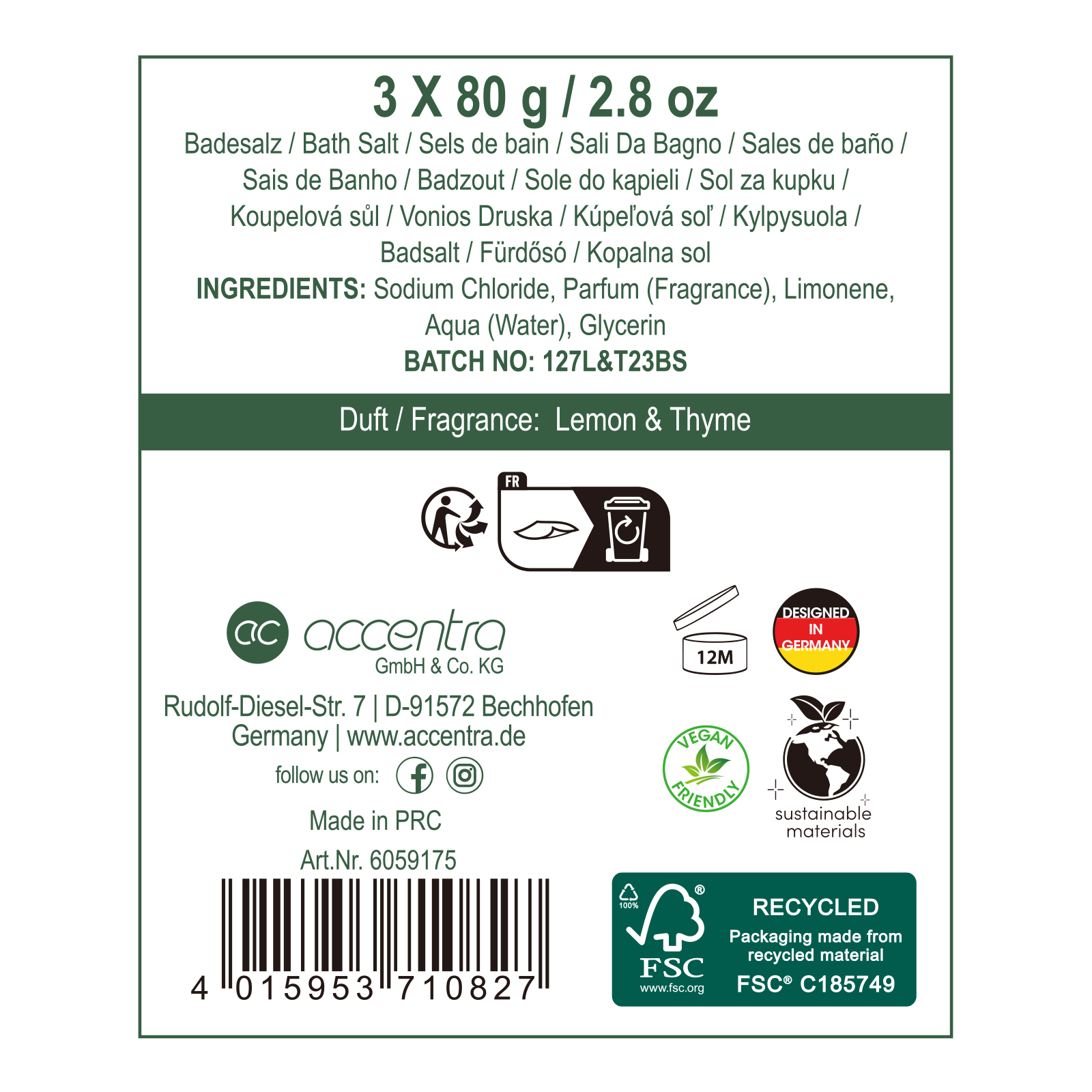 Badeset HERBAL SPA 