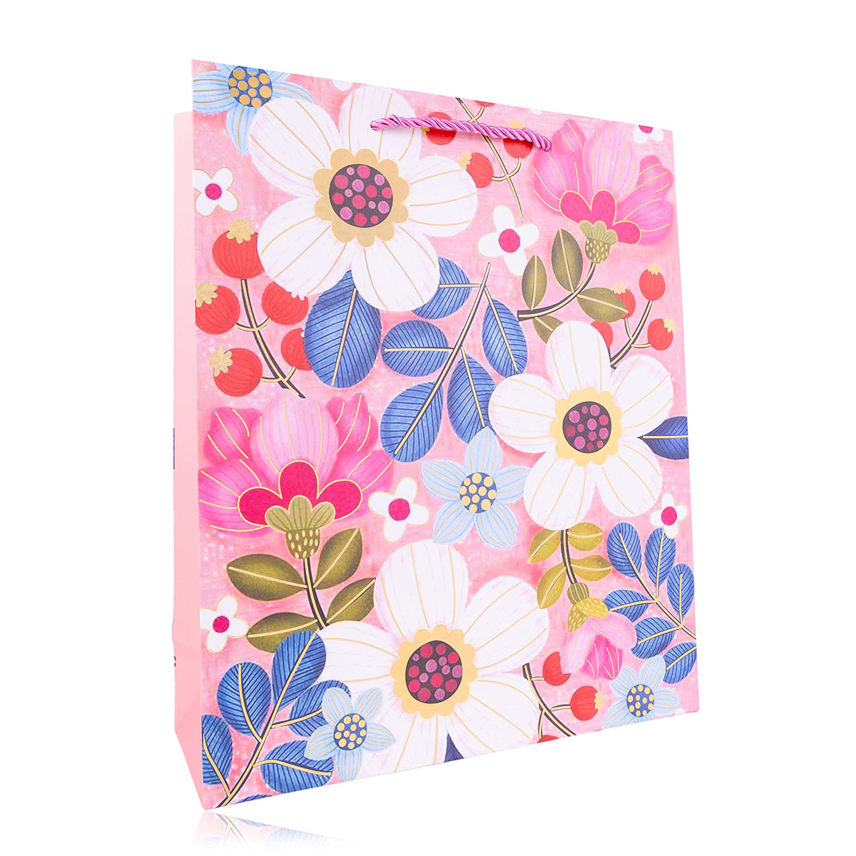 Geschenktasche BLUMEN BUNT L