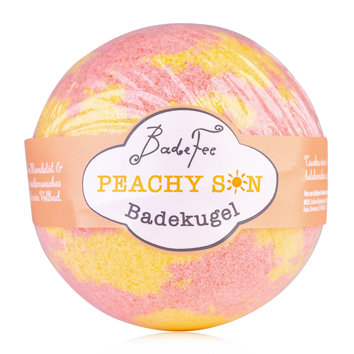Badefee Badebombe "Peachy Sun"
