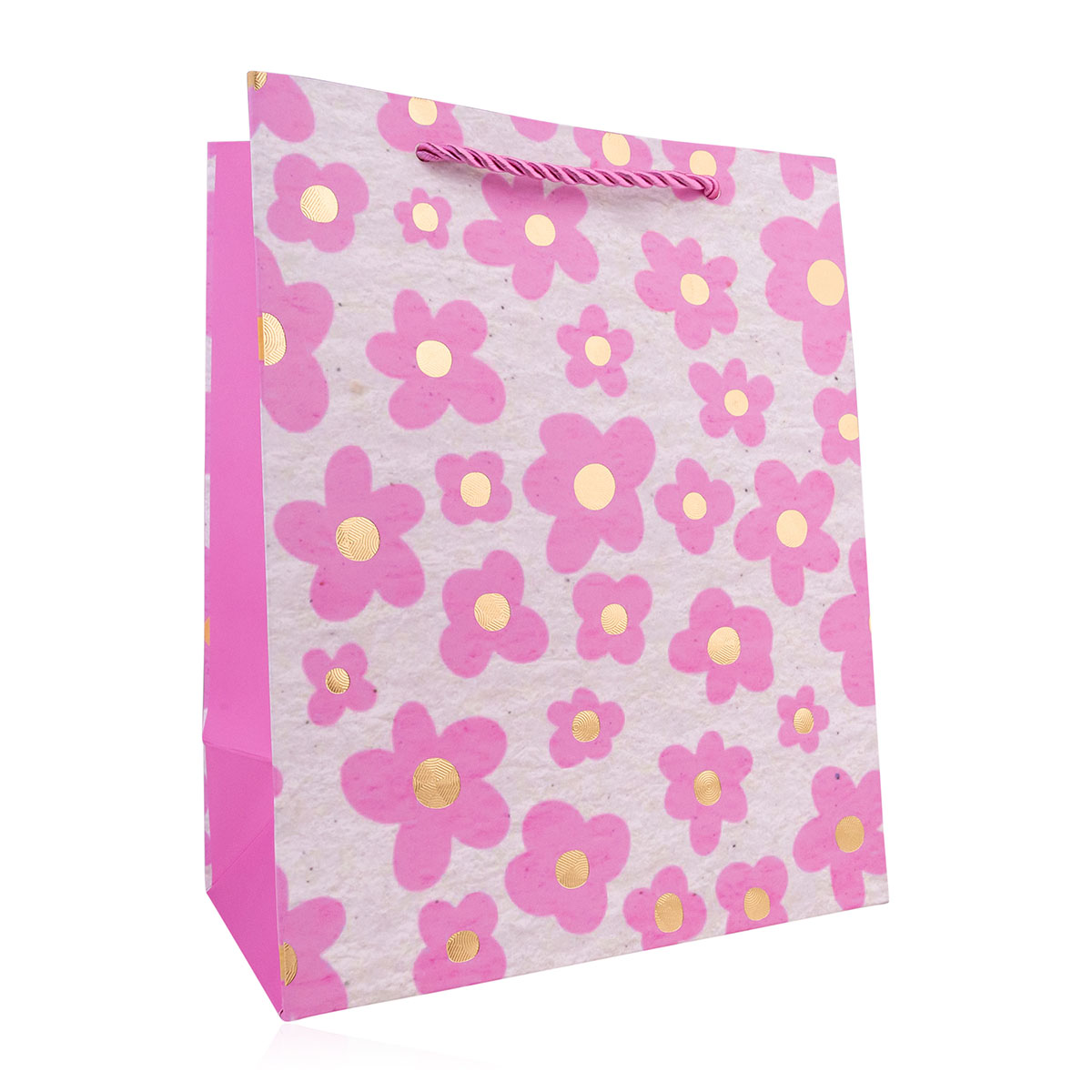 Paper gift bag FLOWERS large