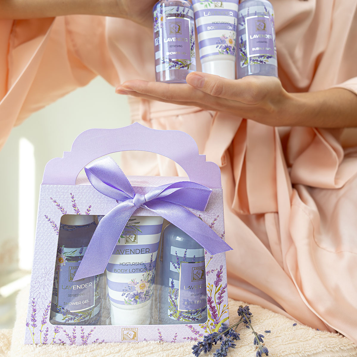 Badeset LAVENDEL 