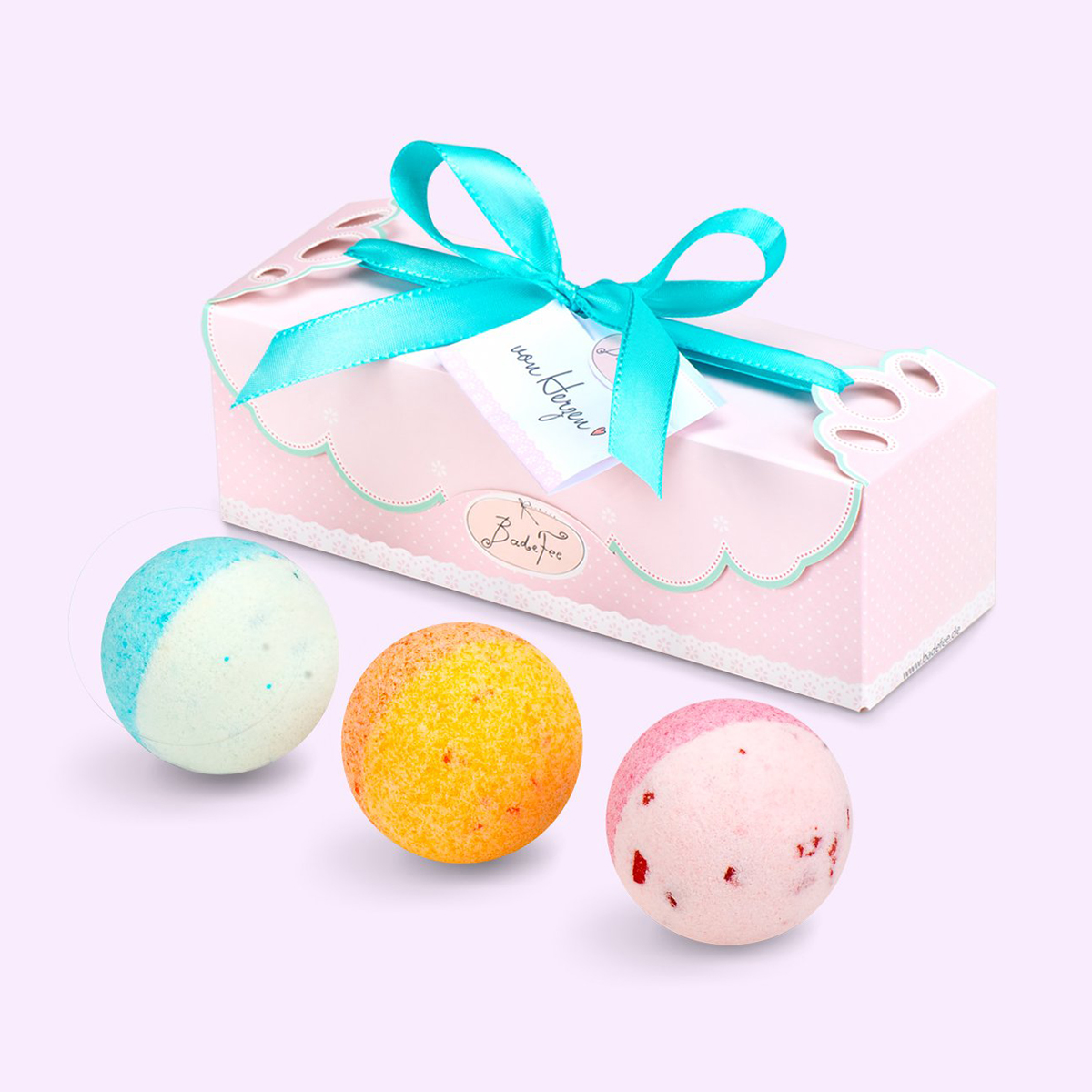 Badefee Geschenkset Badebomben "Exotisch" 
