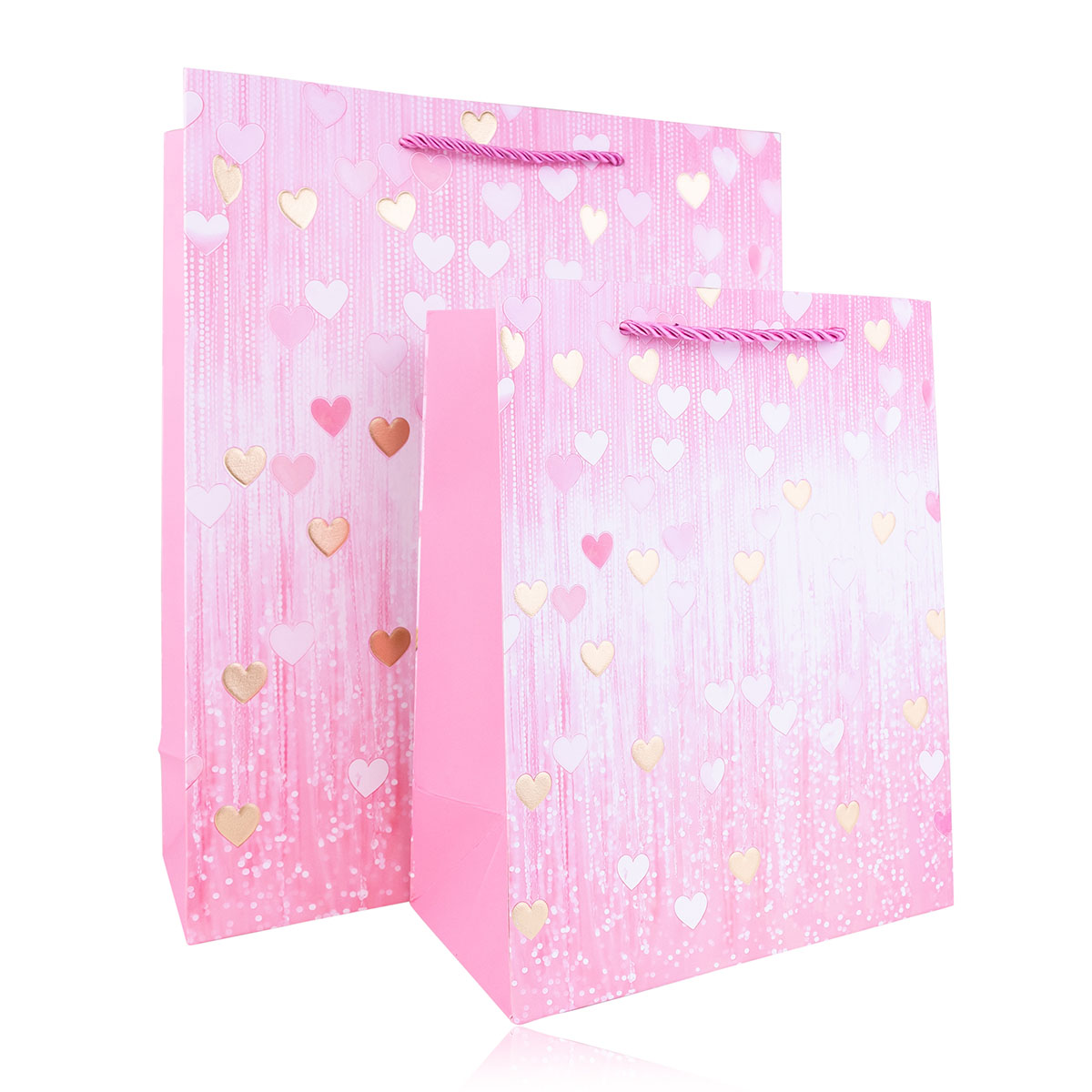 Geschenktasche KLEINE HERZEN L