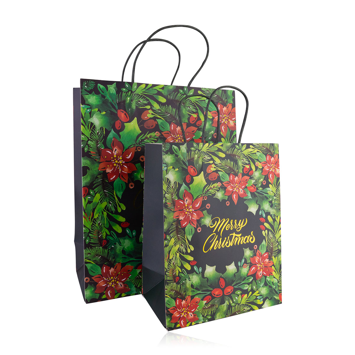 Geschenktasche MERRY CHRISTMAS 2 S
