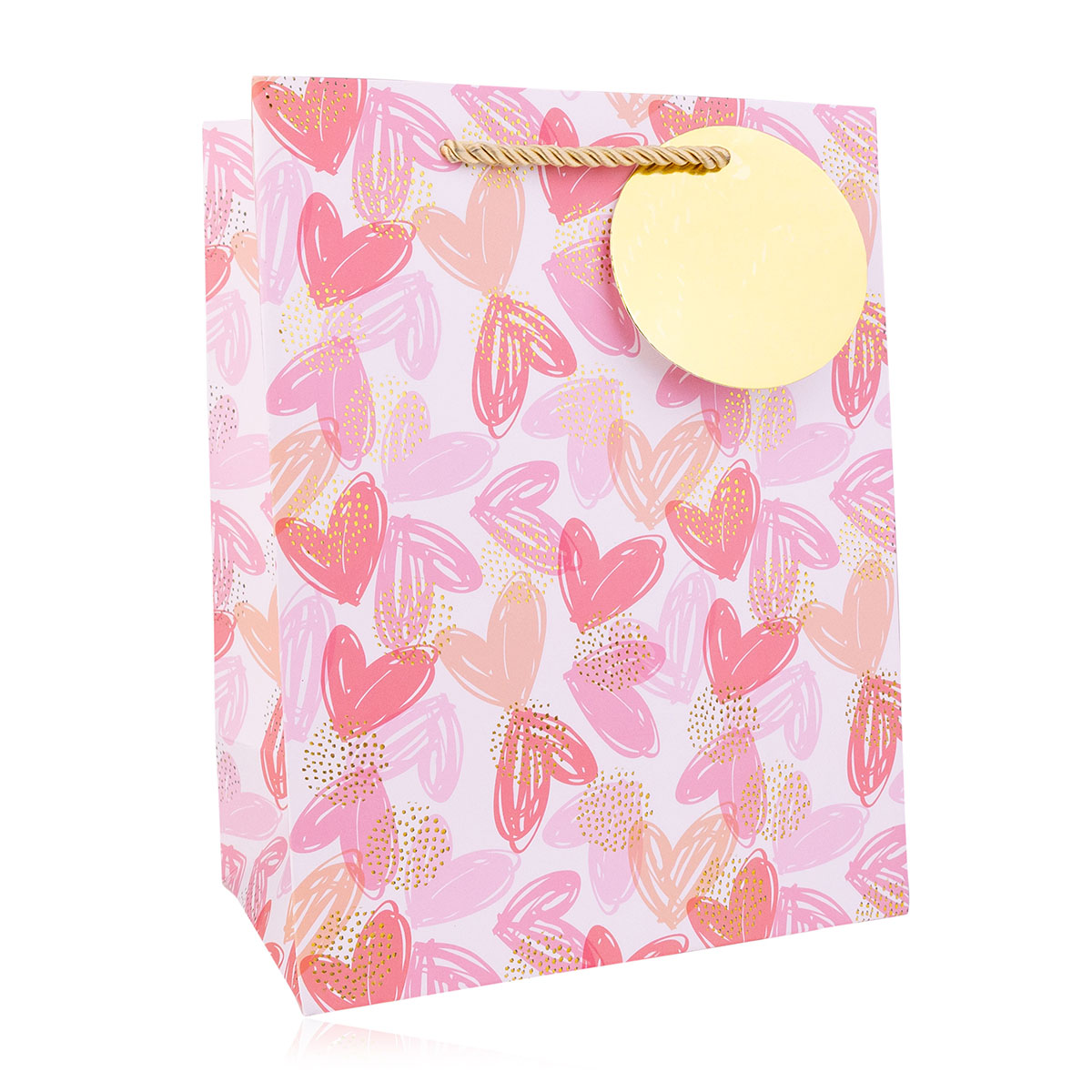 Geschenktasche PINK/GOLD S