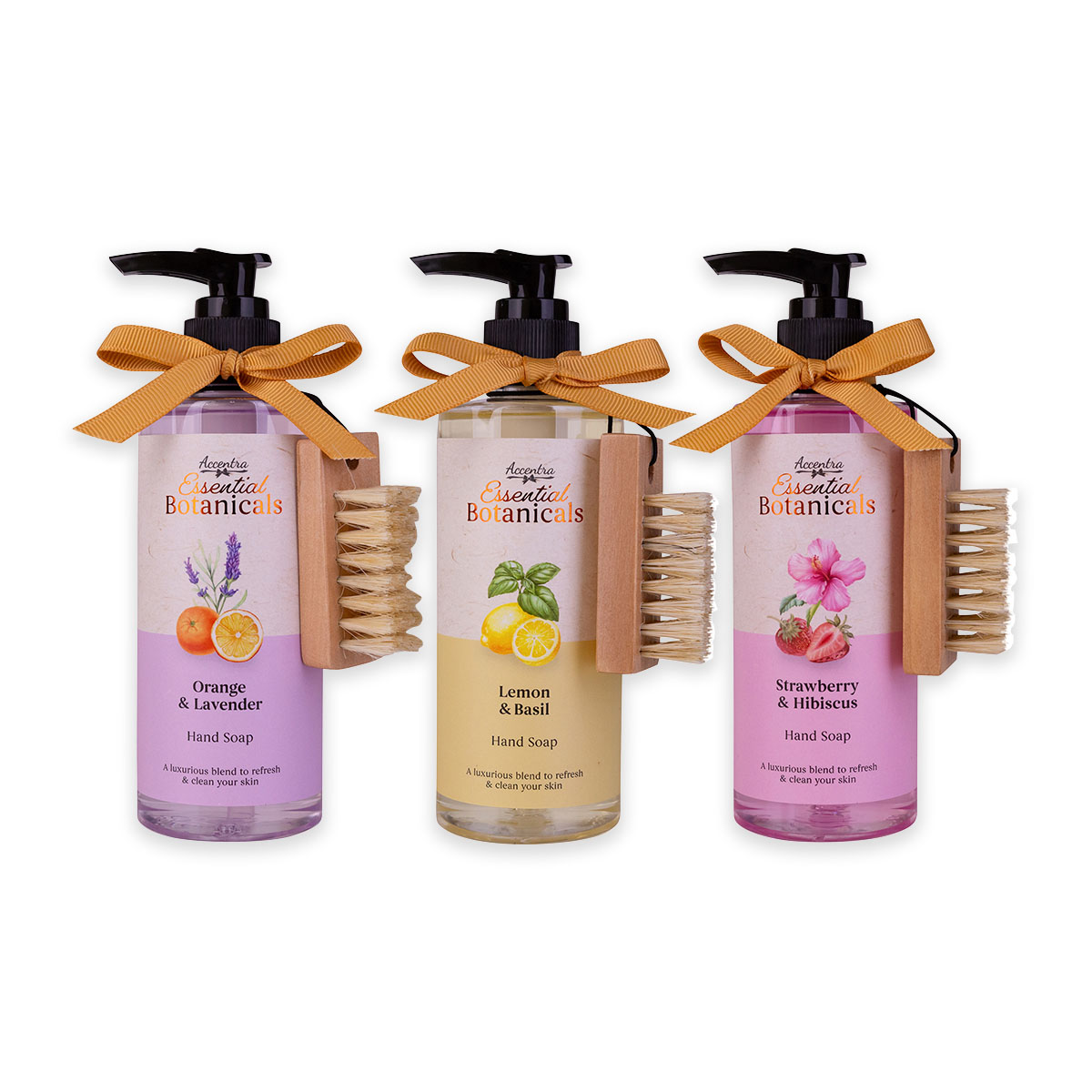 Seifenspender mit Handseife ESSENTIAL BOTANICALS 
