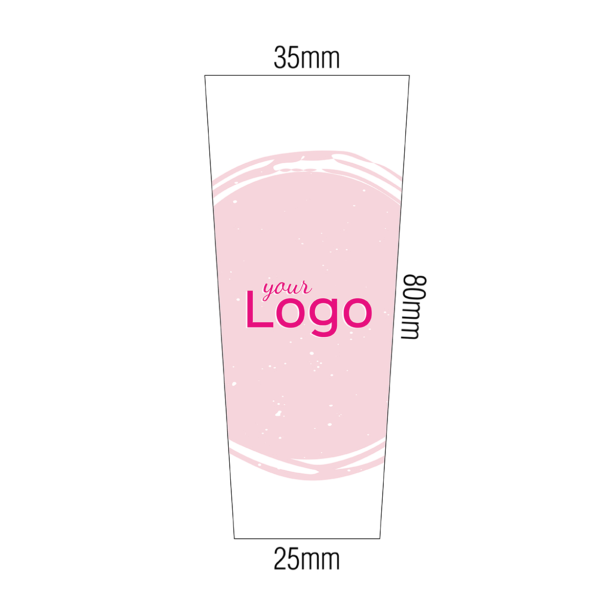 Handcreme in Tube (Aluoptik) mit Ihrem LOGO