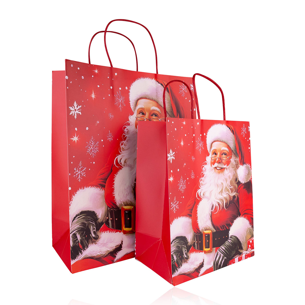Geschenktasche aus Papier WEIHNACHTSMANN S