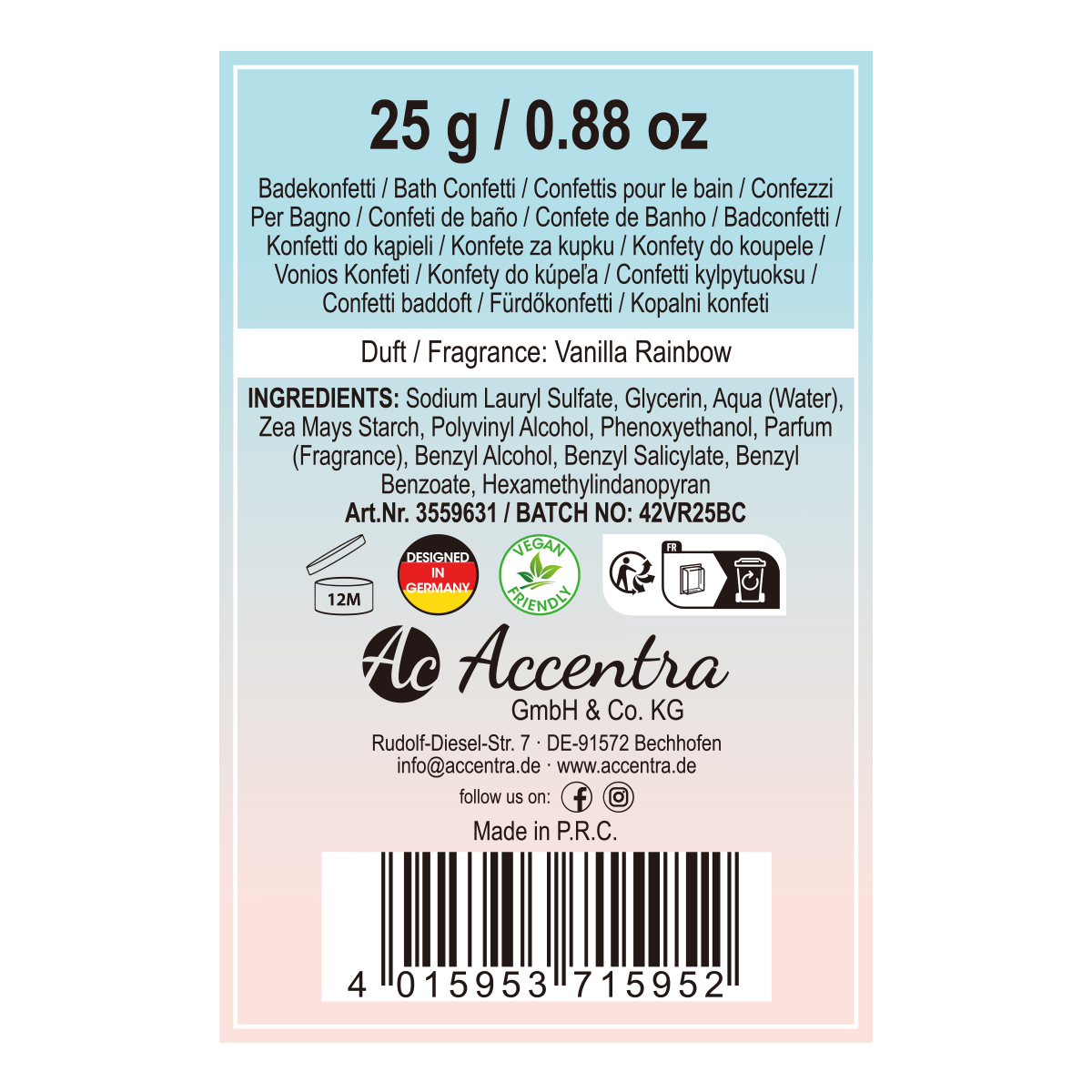 Badekonfetti MAGICAL UNICORN &amp; MERMAID