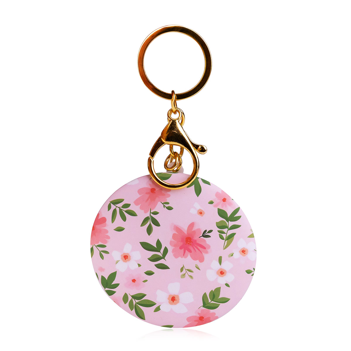 Taschenspiegel mit Blumenprint 