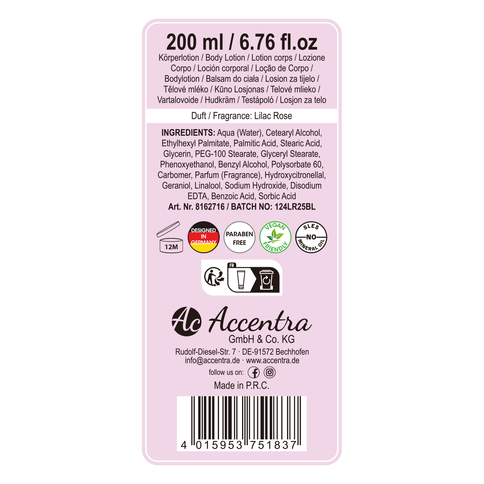 Bodylotion BLOSSOM 