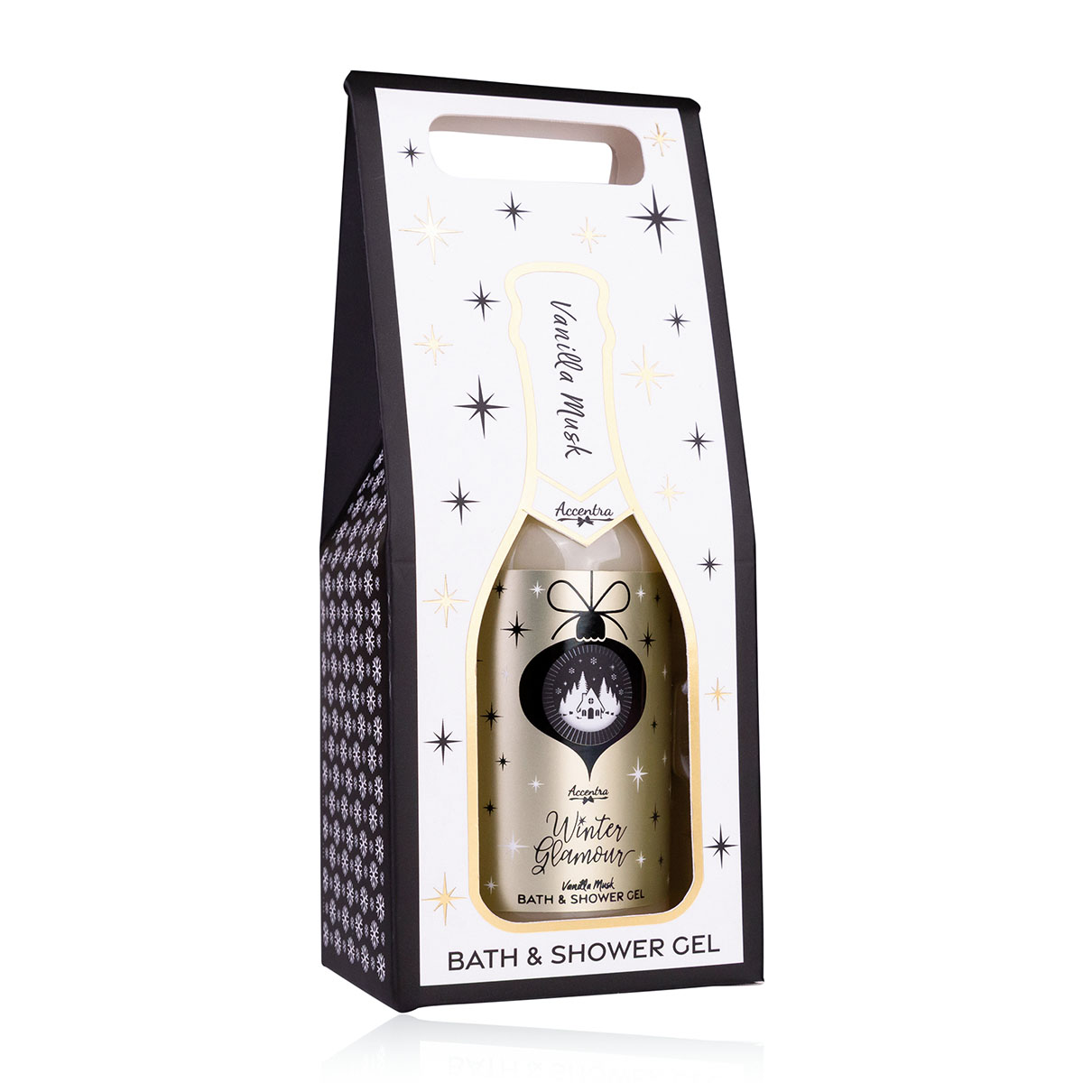2in1 Duschgel Sektflasche WINTER GLAMOUR 
