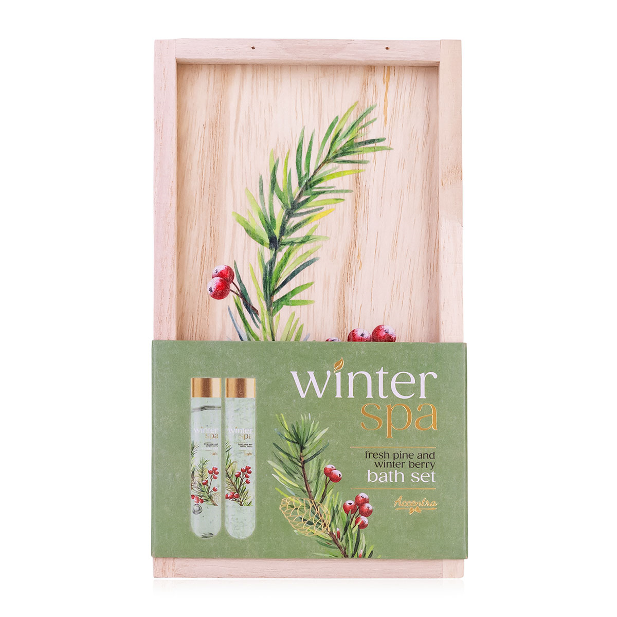 Badeset in Holzbox WINTER SPA 