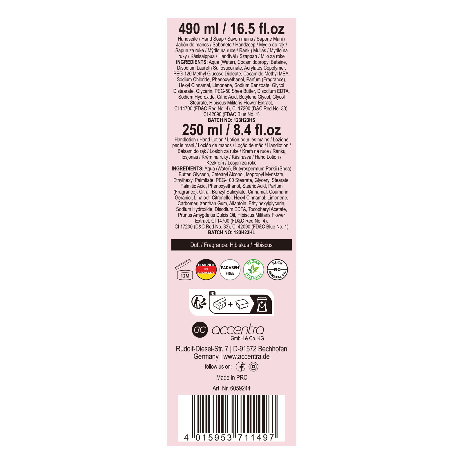 Handpflegeset HOME SPA 