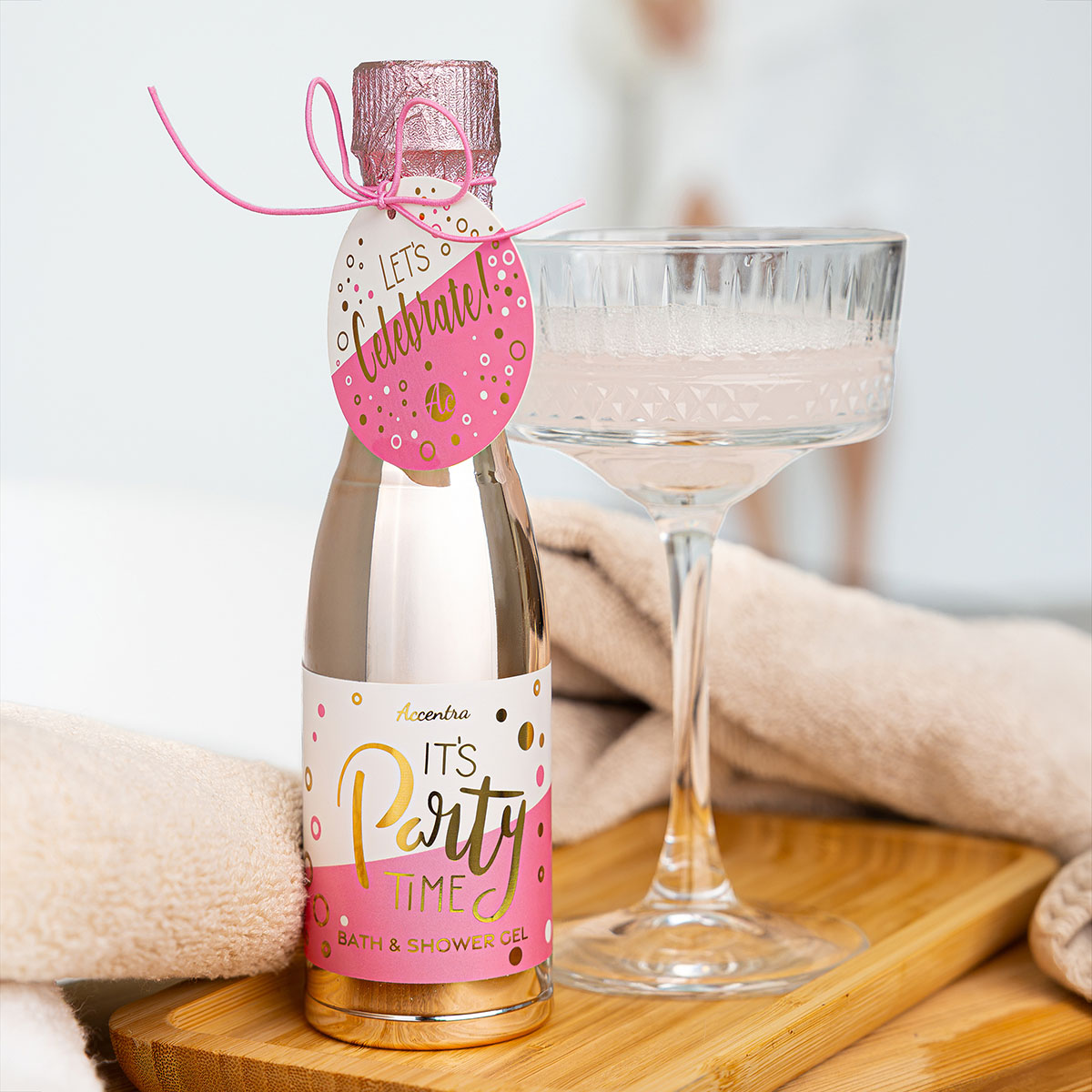 Duschgel in Sektflasche LET'S CELEBRATE 