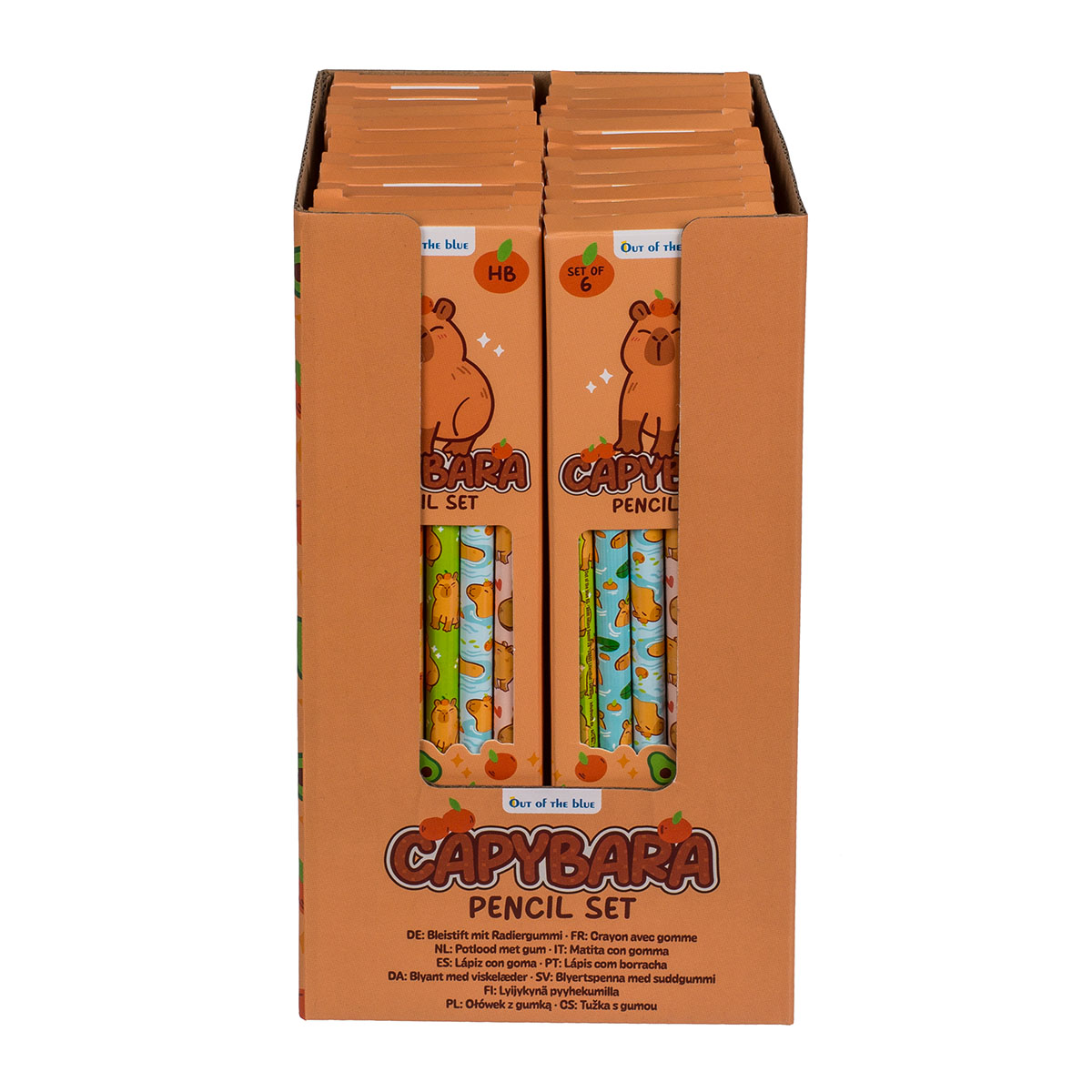 Bleistift mit Radiergummi CAPYBARA