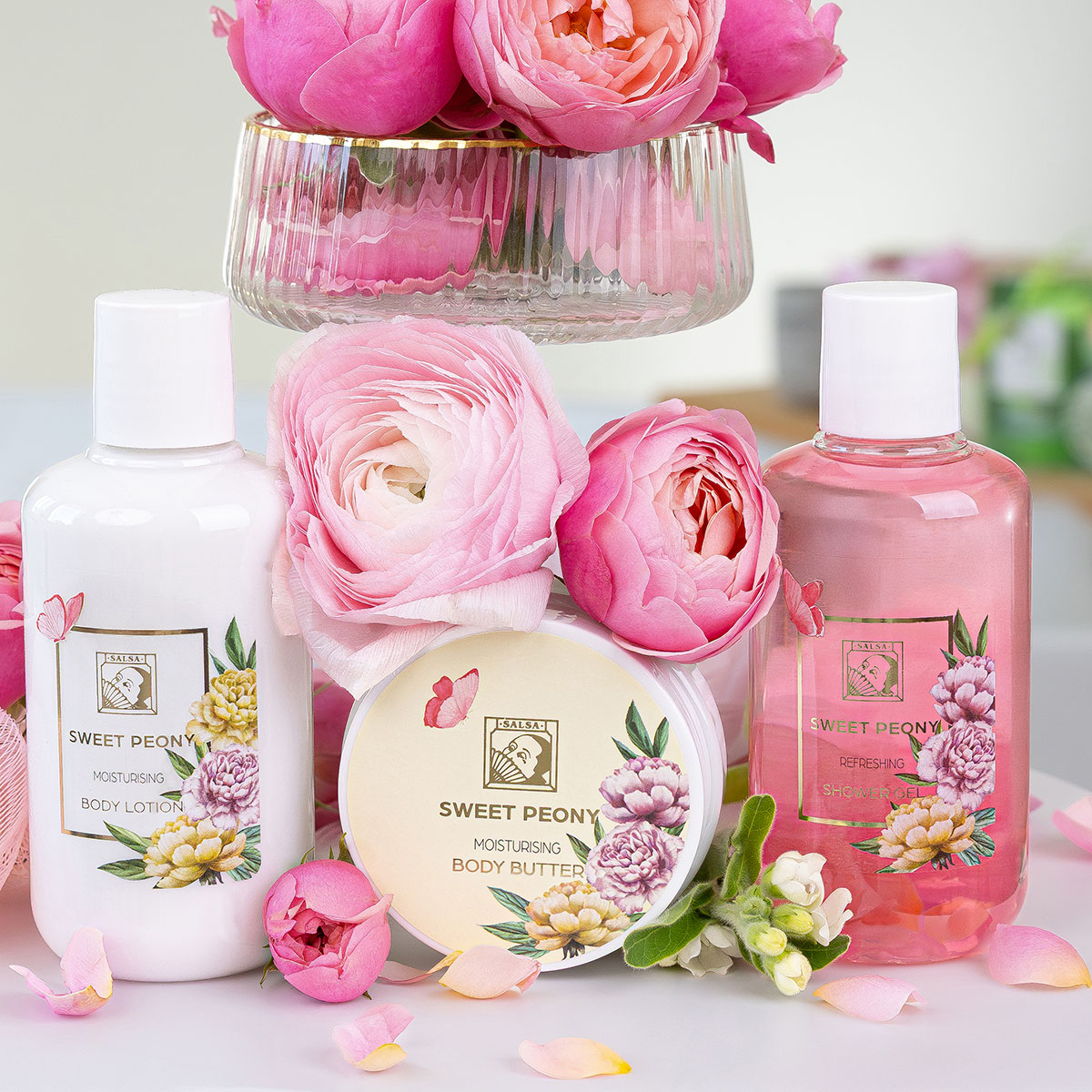 Badeset SWEET PEONY 