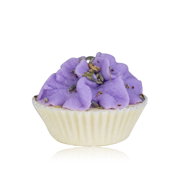 Badepraline Cupcake Lavendel